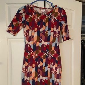 Fun print. Lularoe Julia dress